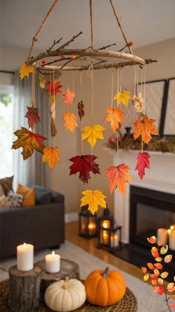 pretty fall decorations indoor