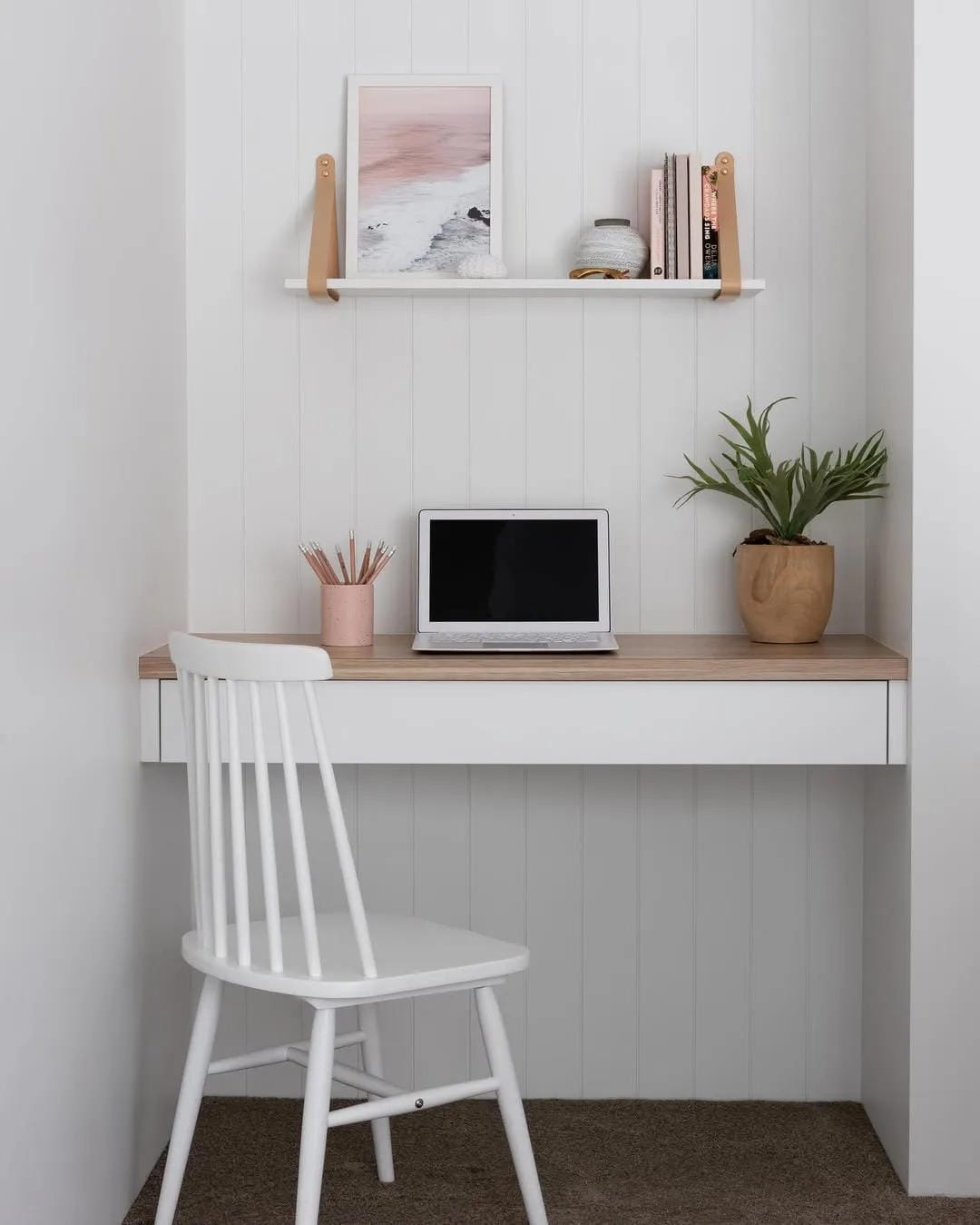 homework station with baskets and folders