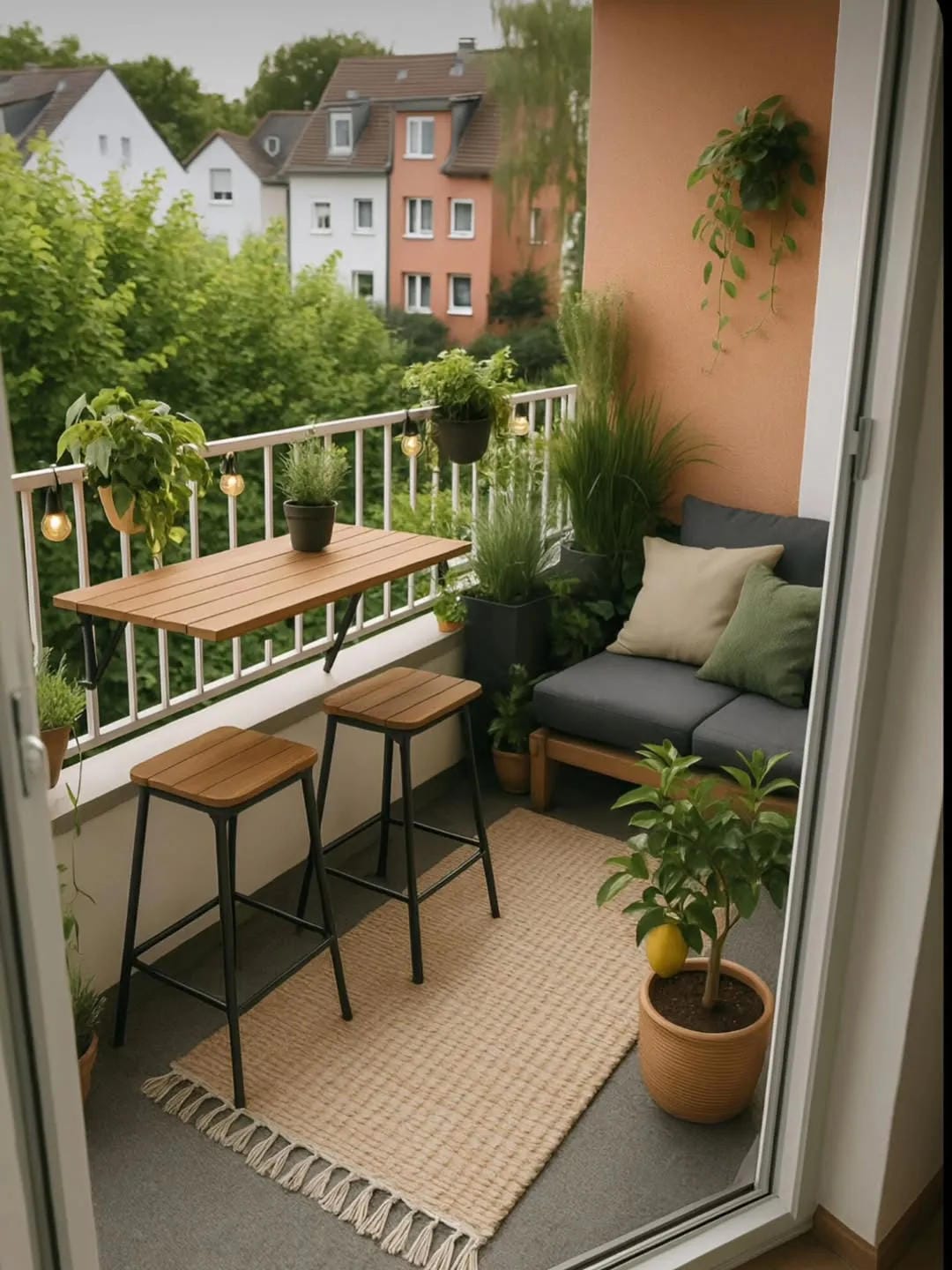 summer small balcony decor ideas
