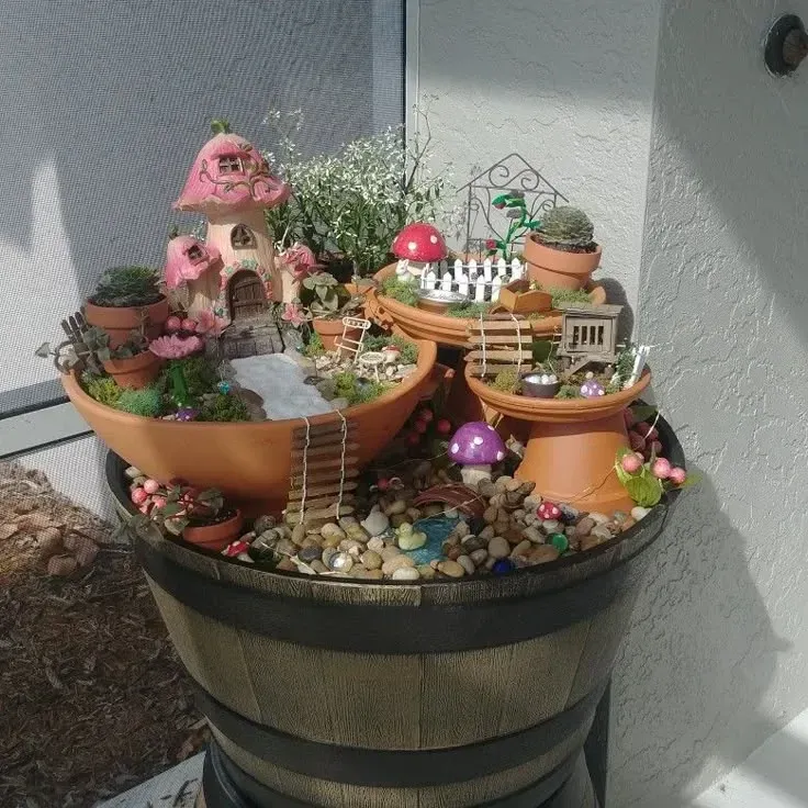 outdoor fairy garden ideas