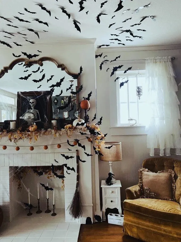 spooky halloween living room ideas