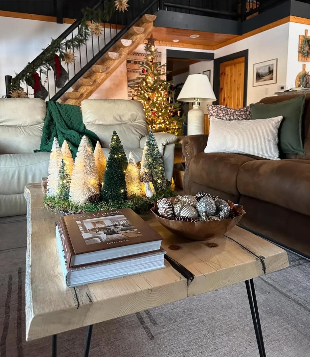 tray coffee table christmas design