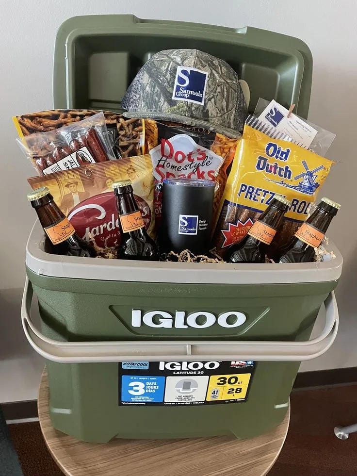 pack it with beer and salty snacks
