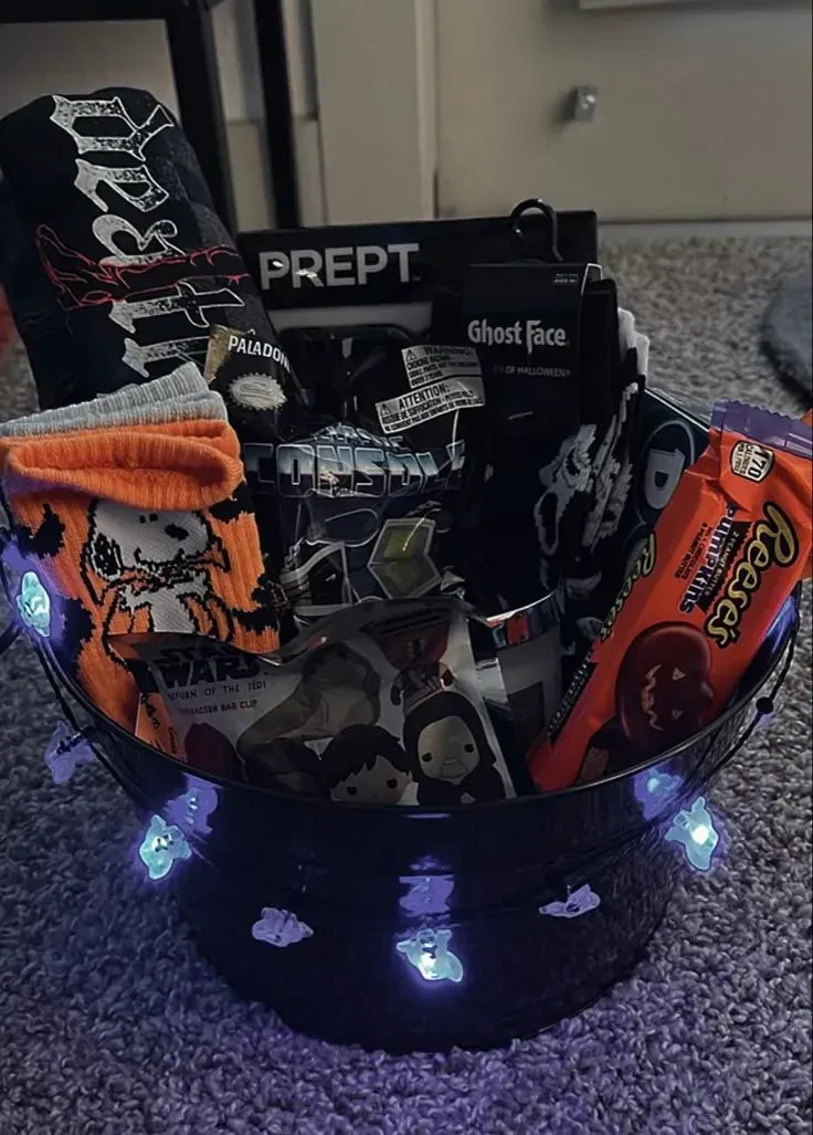 DIY spooky basket ideas