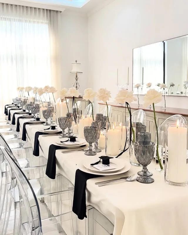 graduation table decorations