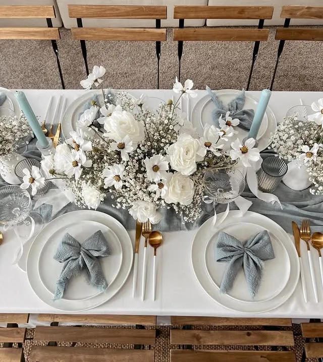 bridal shower tablescape ideas for a pretty party