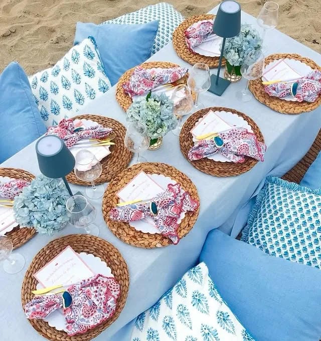 4th of July table decor ideas - finish with a festive table that still feels easy