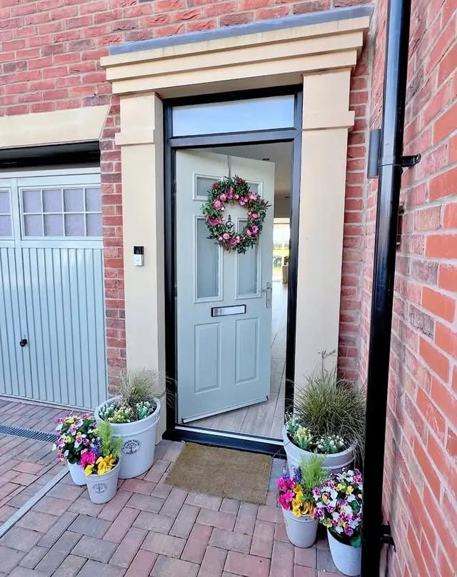 double front door summer ideas
