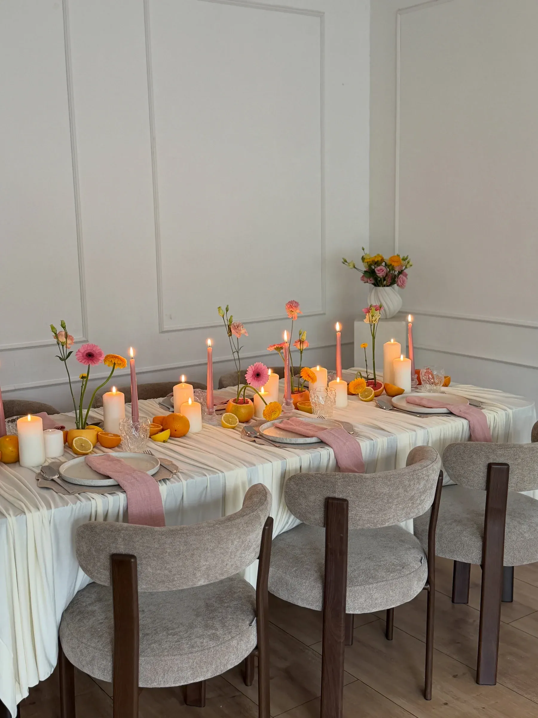 rustic dining table decor ideas