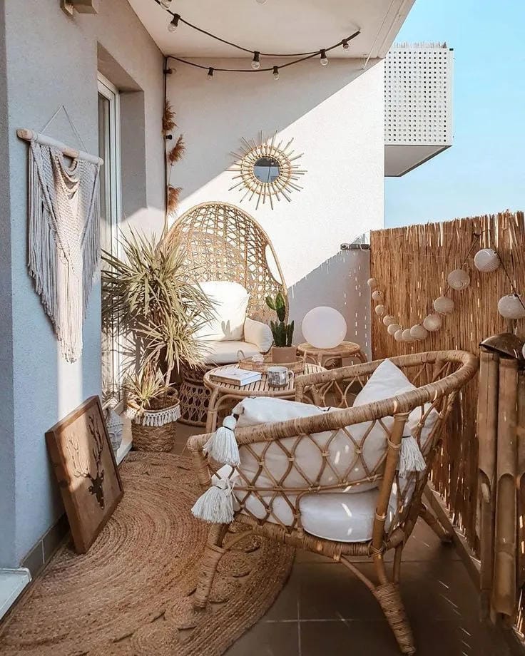 modern small balcony decor ideas