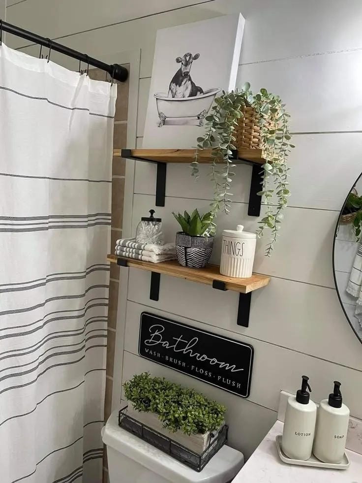 over the toilet storage ideas