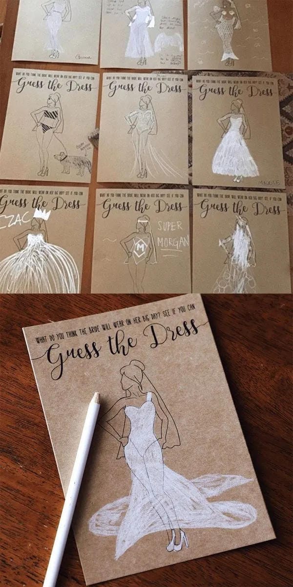 backyard bridal shower idea with romantic decorations