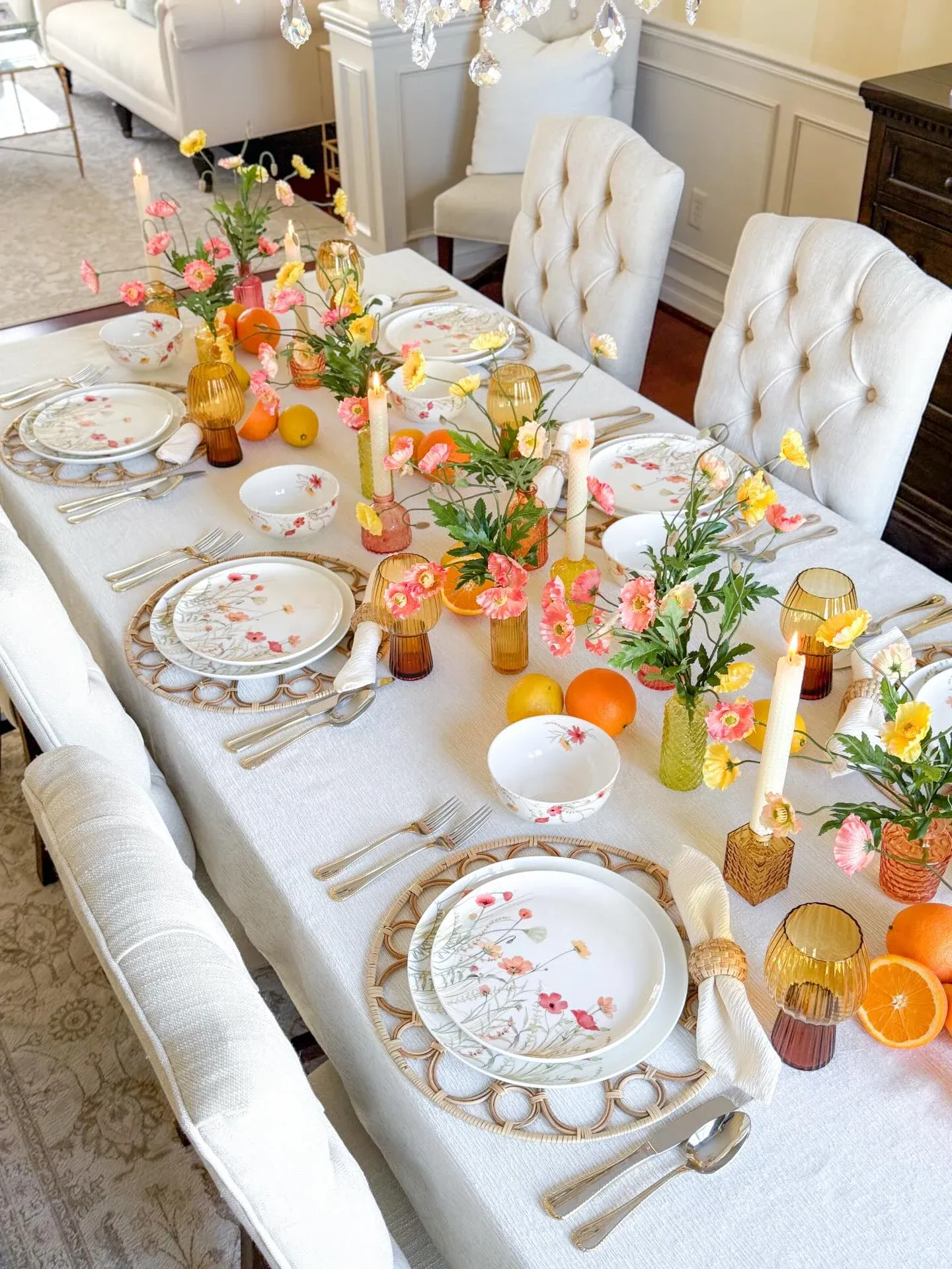 elegant dining table decor ideas