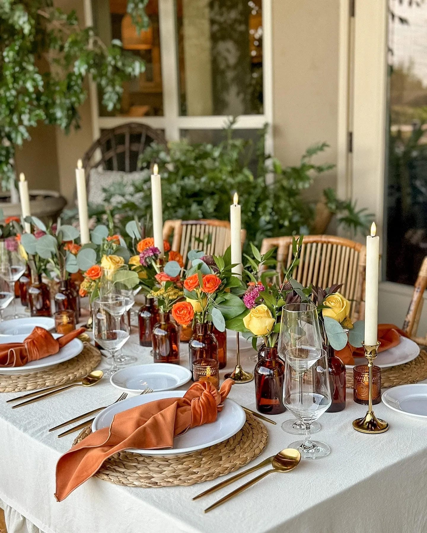 organized fall table centerpiece ideas