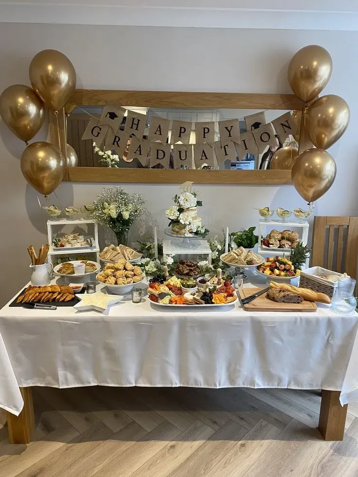 high school graduation dessert table ideas