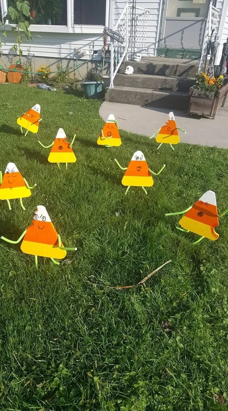 yard funny outdoor halloween decorations