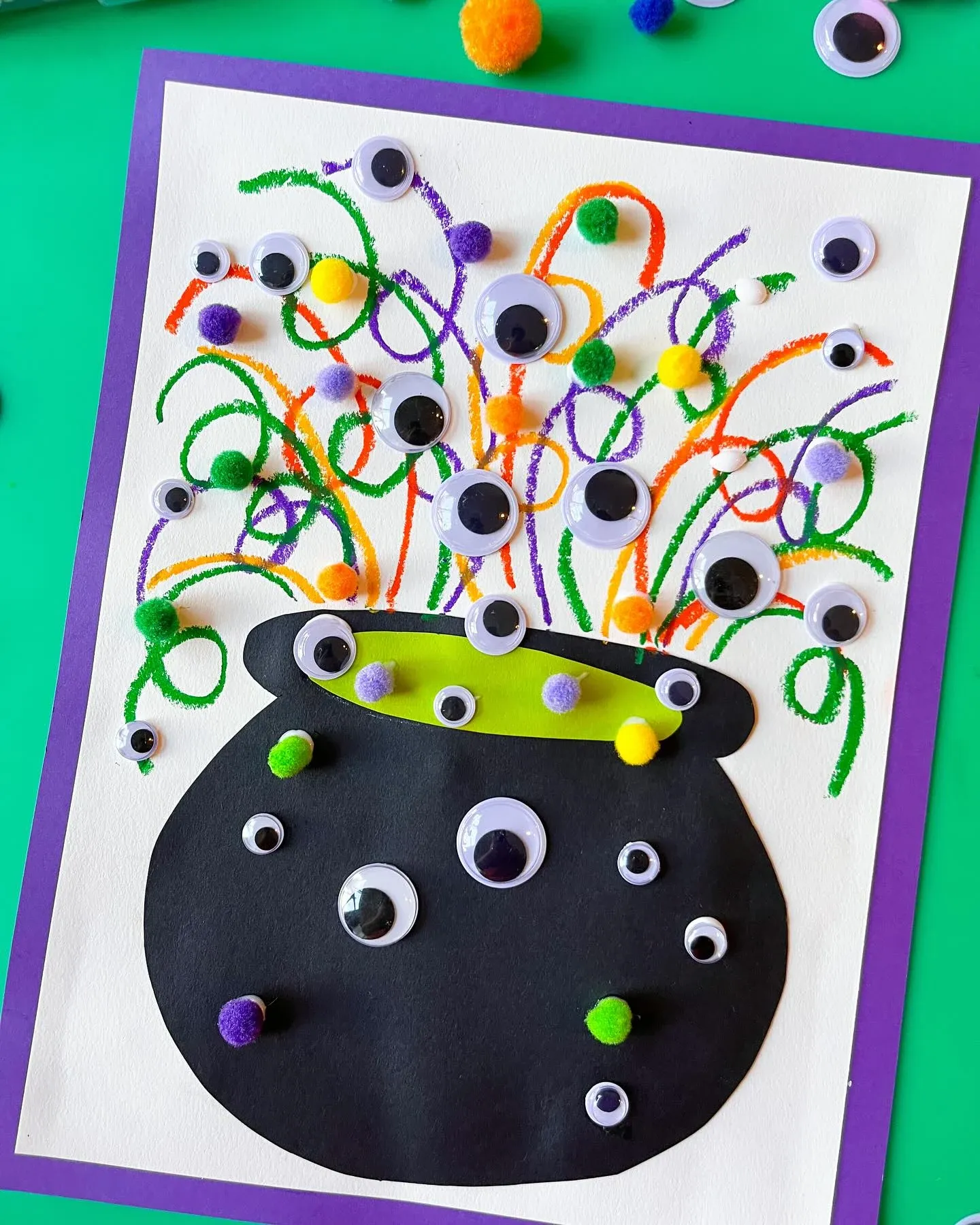 handprint halloween crafts for children