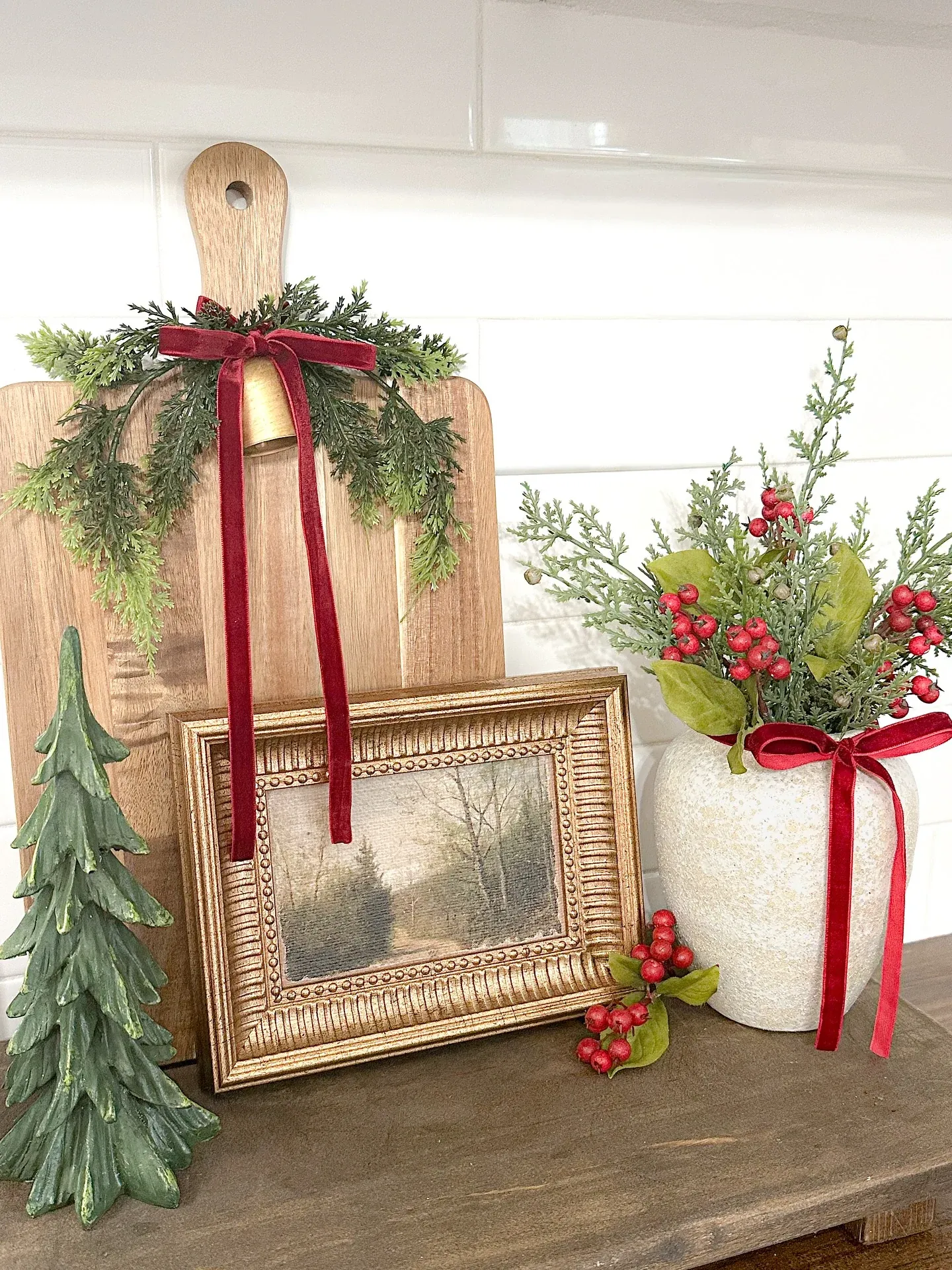 Christmas kitchen shelf christmas kitchen decor ideas