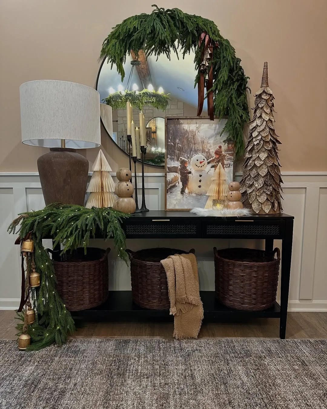 scandinavian apartment christmas decor