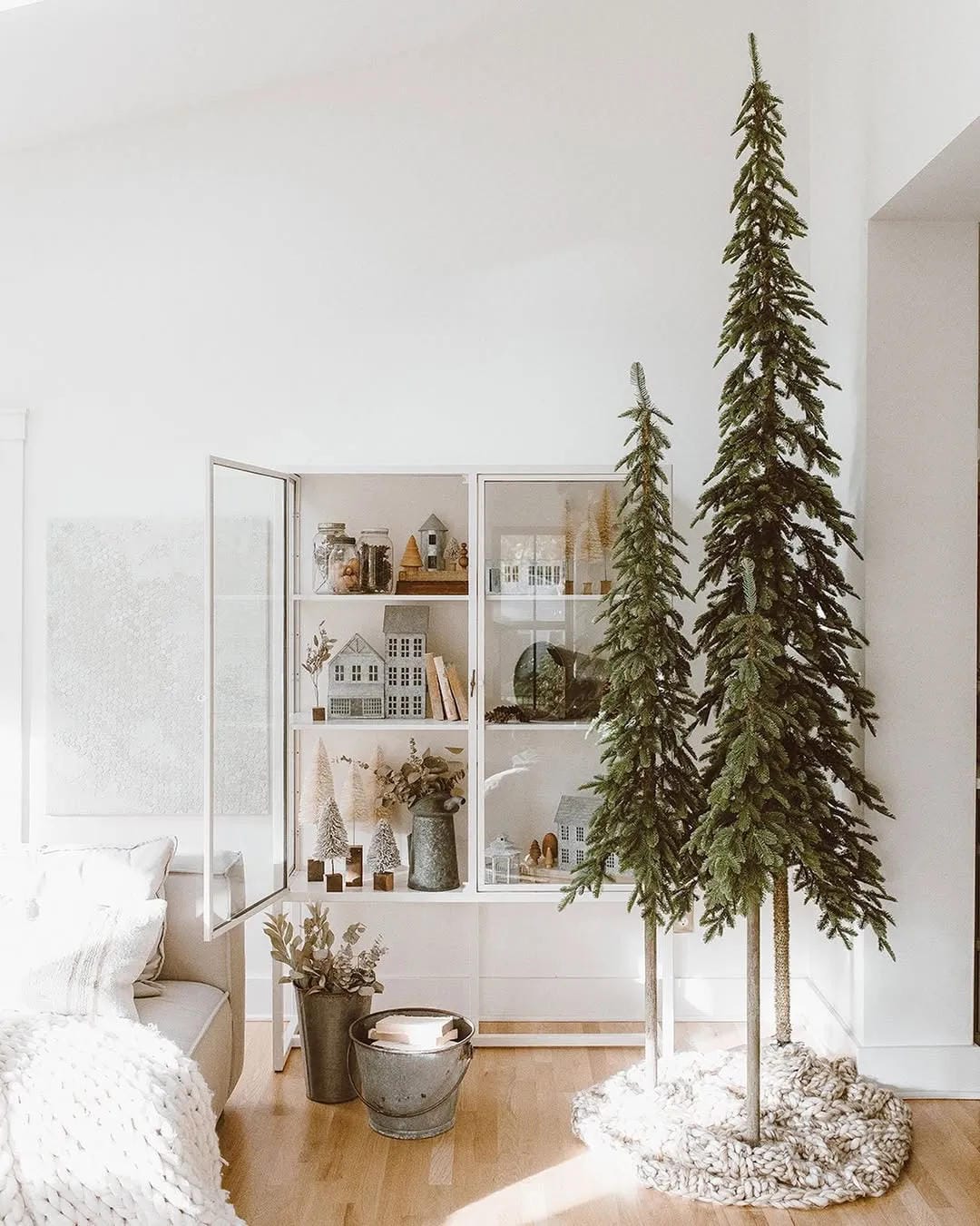 modern Christmas living room decor ideas