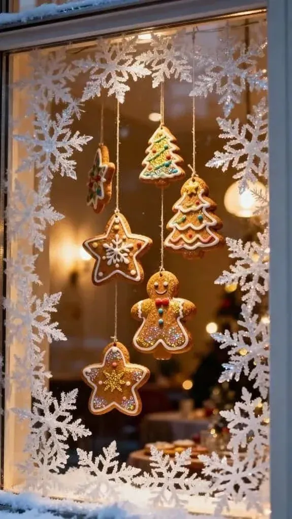 festive entryway christmas window decor