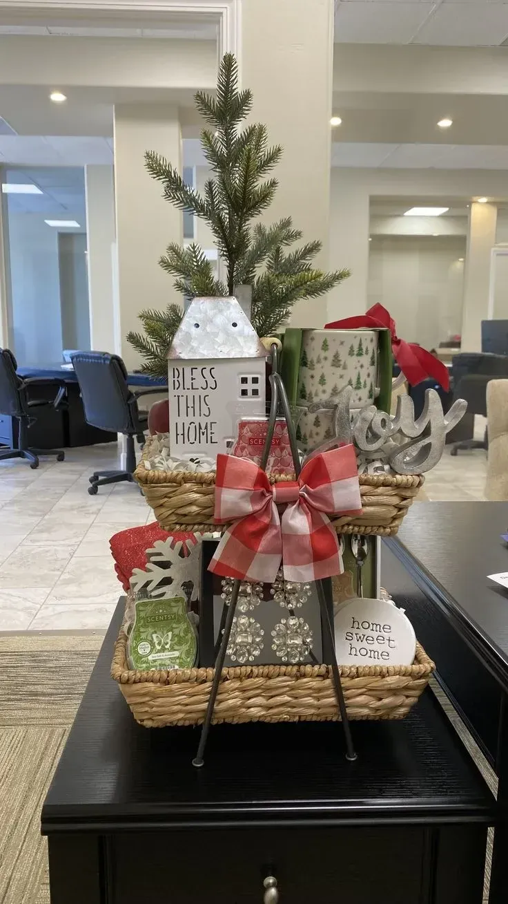 christmas housewarming gift basket ideas