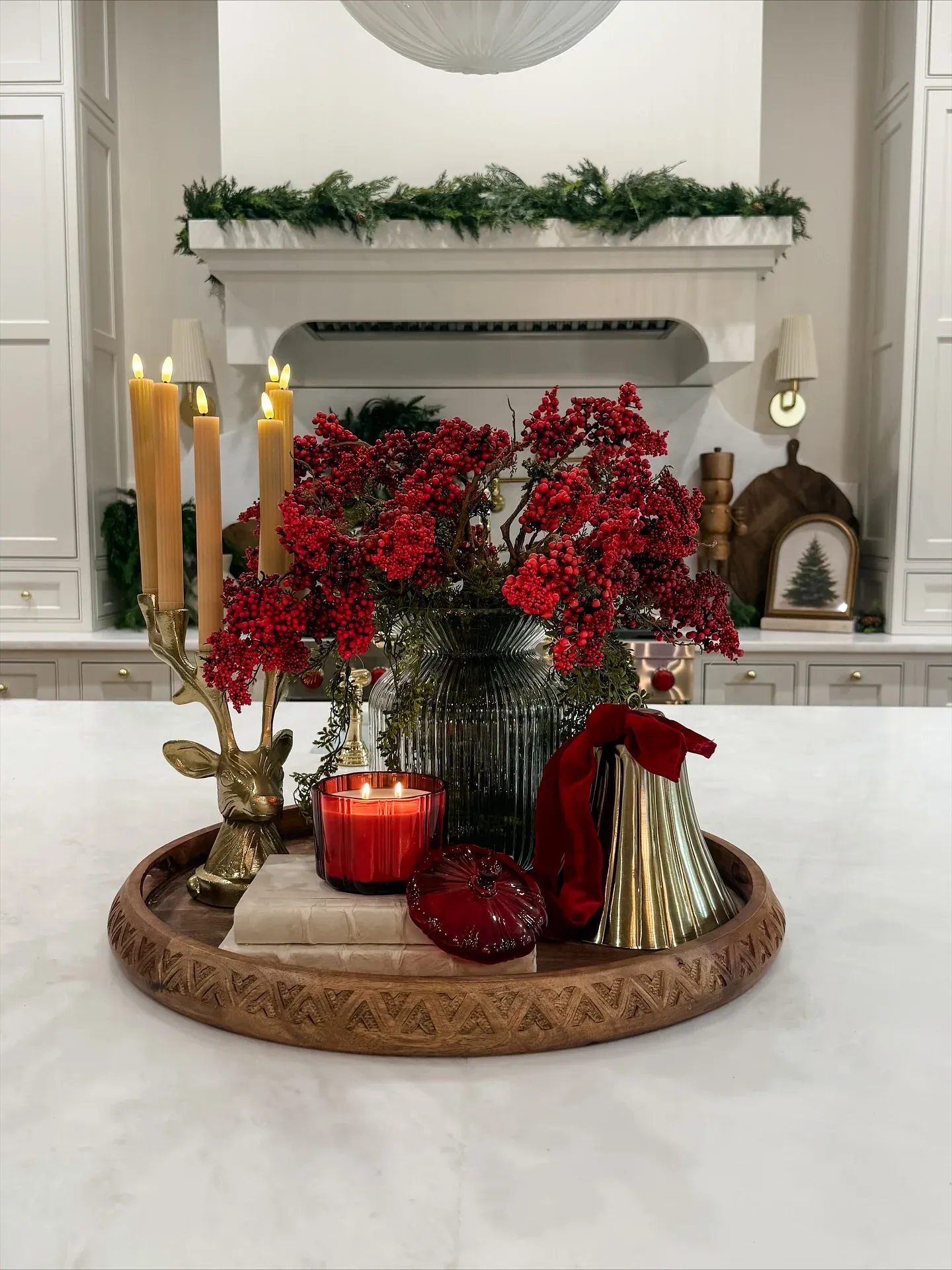 create a christmas tray DIY Christmas craft ideas
