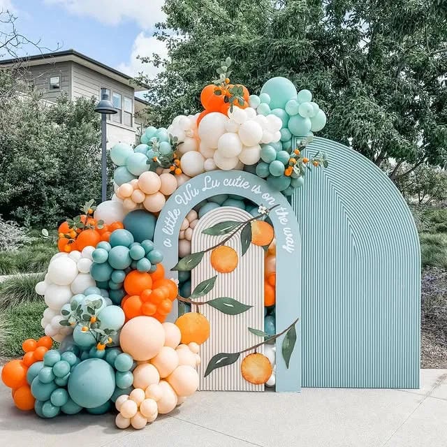 neutral baby shower decor ideas
