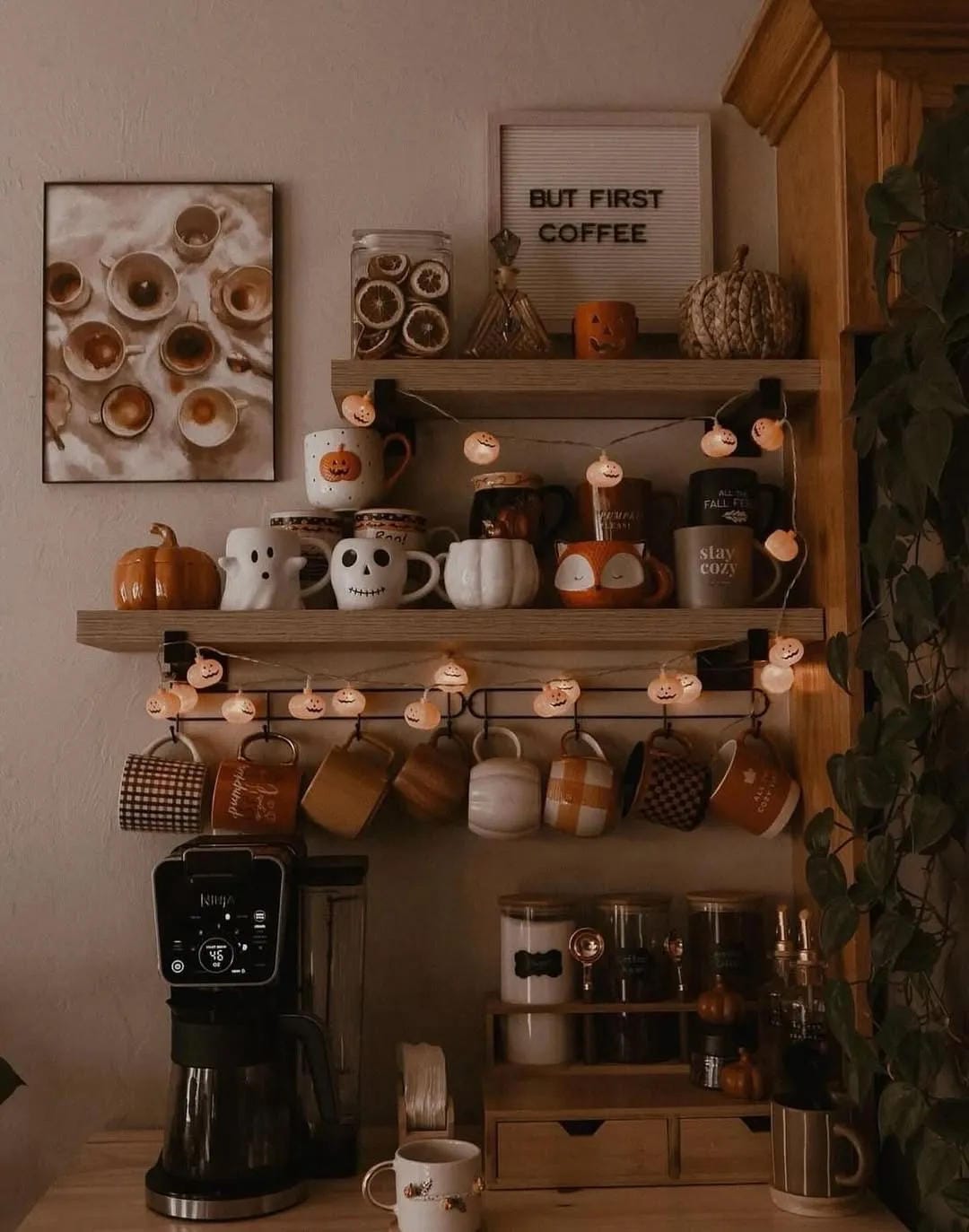 cozy fall kitchen decor ideas