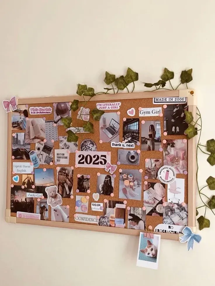 make a vision board college cork board ideas