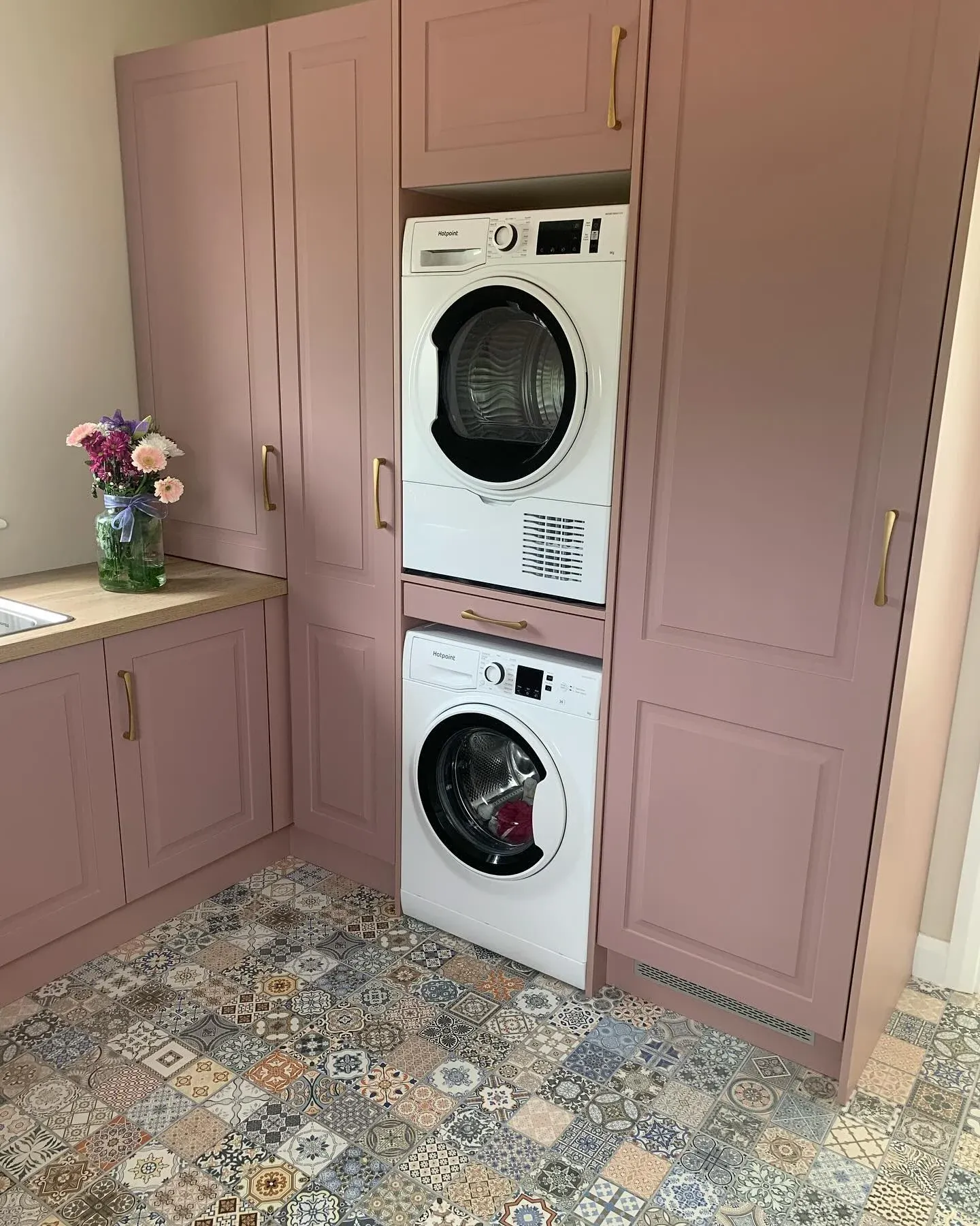 laundry closet stacked washer and dryer ideas