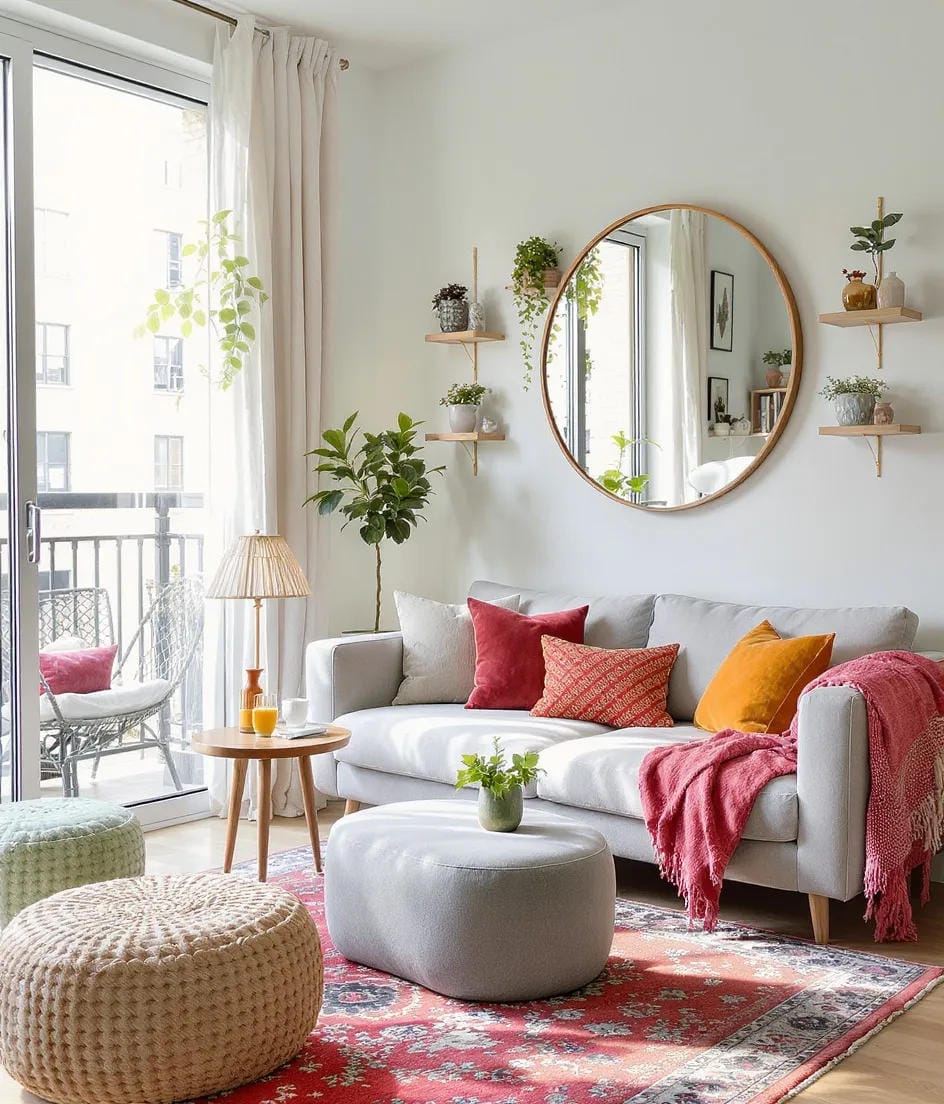 simple first apartment living room ideas