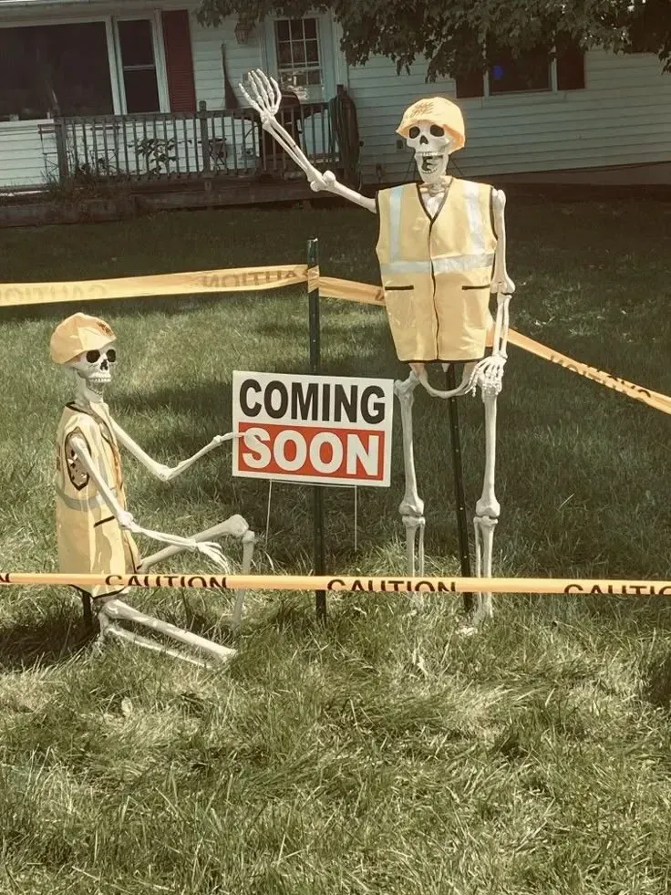 scary funny outdoor halloween decorations
