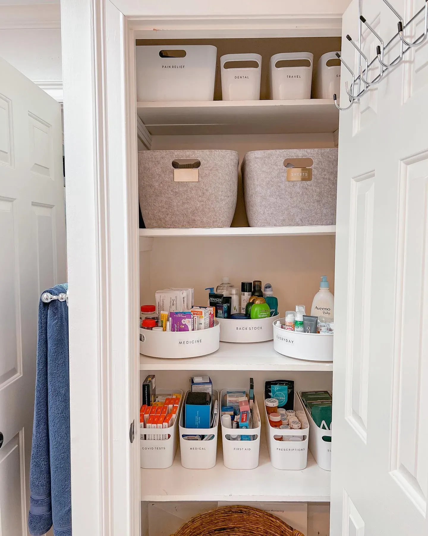 small closet bathroom closet organization ideas