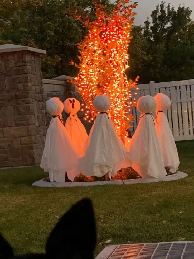 DIY funny outdoor halloween decorations