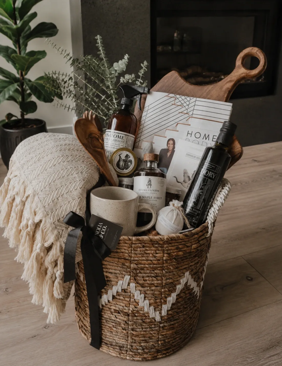 DIY housewarming gift basket ideas