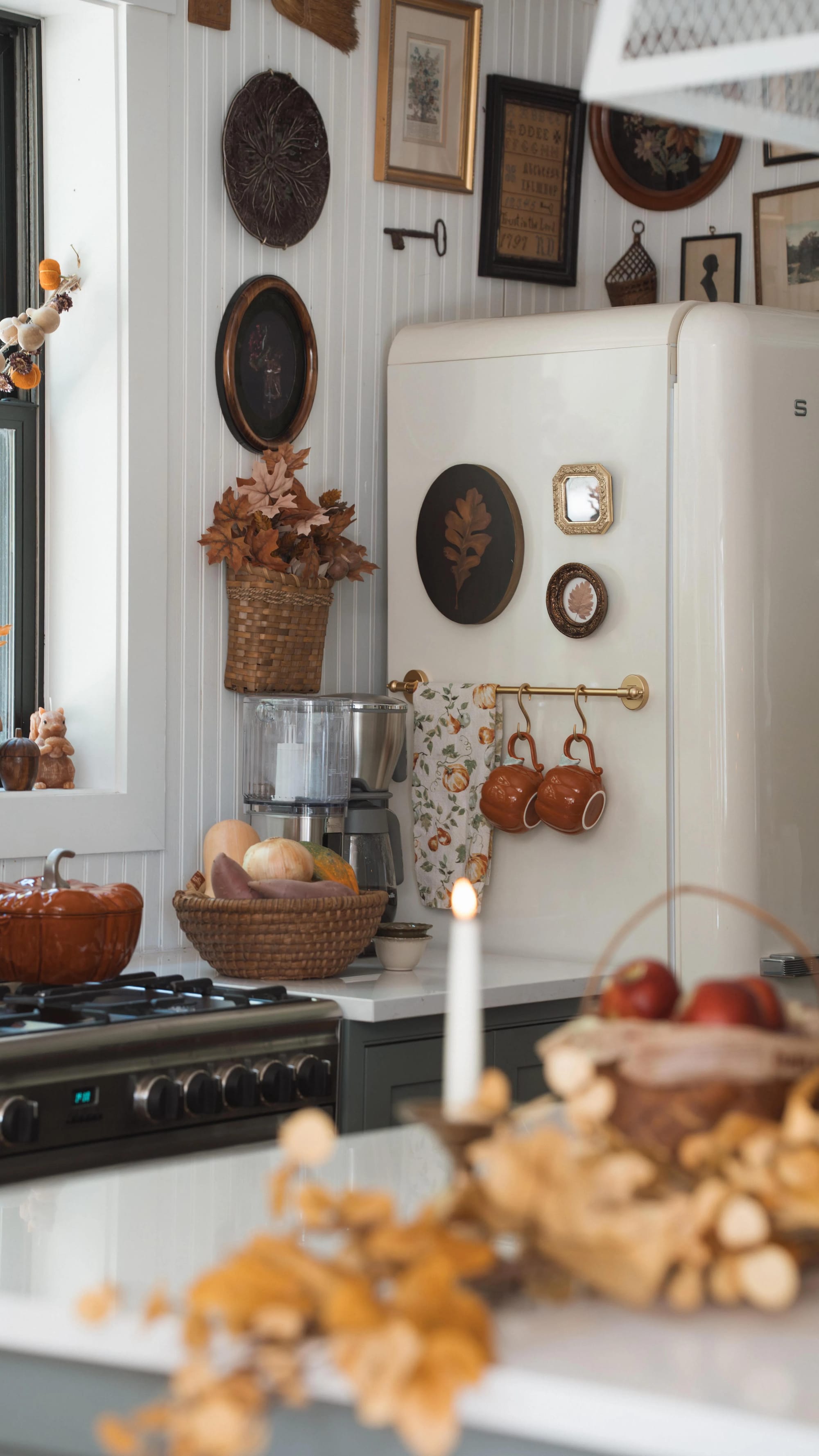 pretty over the refrigerator storage ideas