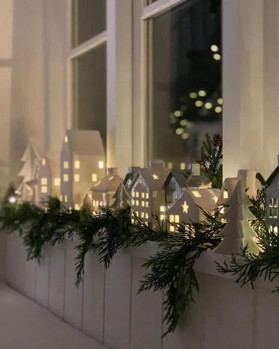 apartment fireplace christmas decor ideas