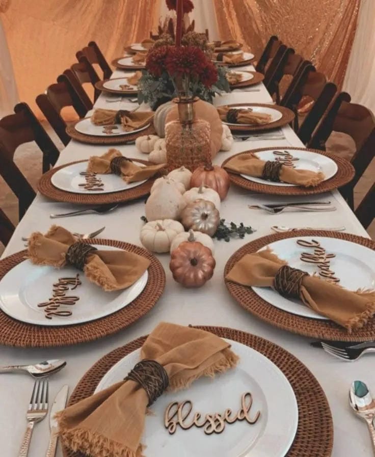 clever thanksgiving table decor ideas