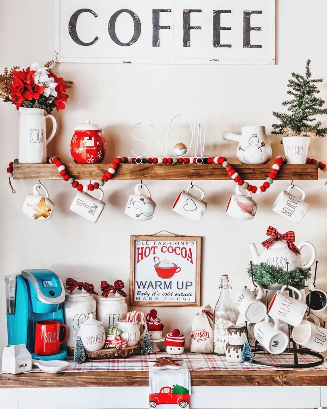 christmas hot chocolate bar