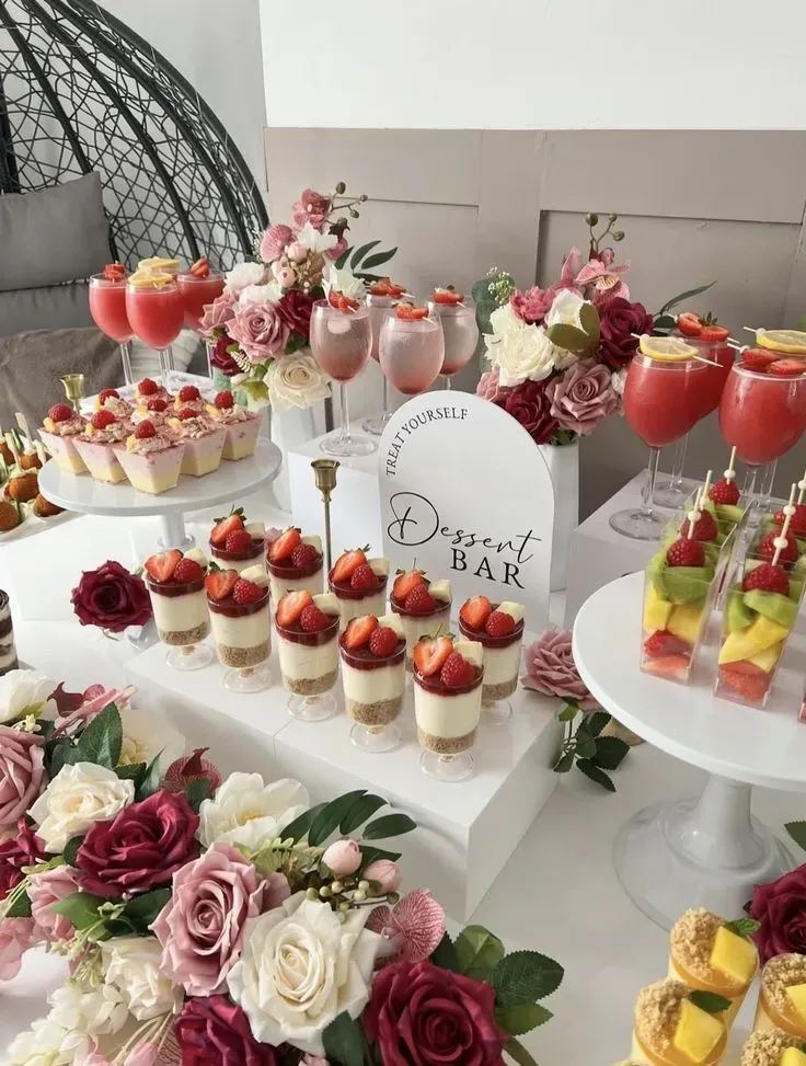 graduation dessert station ideas