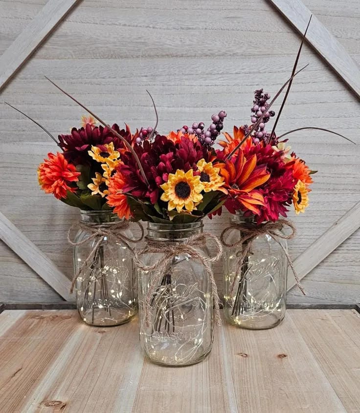 rustic table decorations ideas