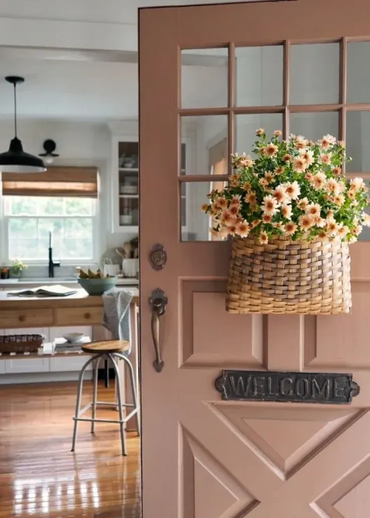 wreath farmhouse fall porch decor ideas