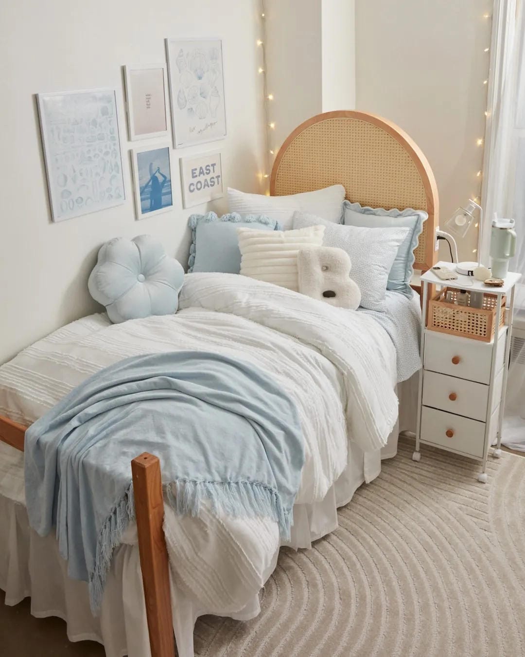cozy dorm room storage ideas