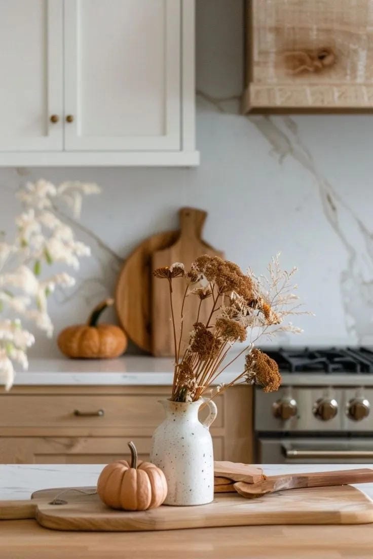 easy fall kitchen decor ideas
