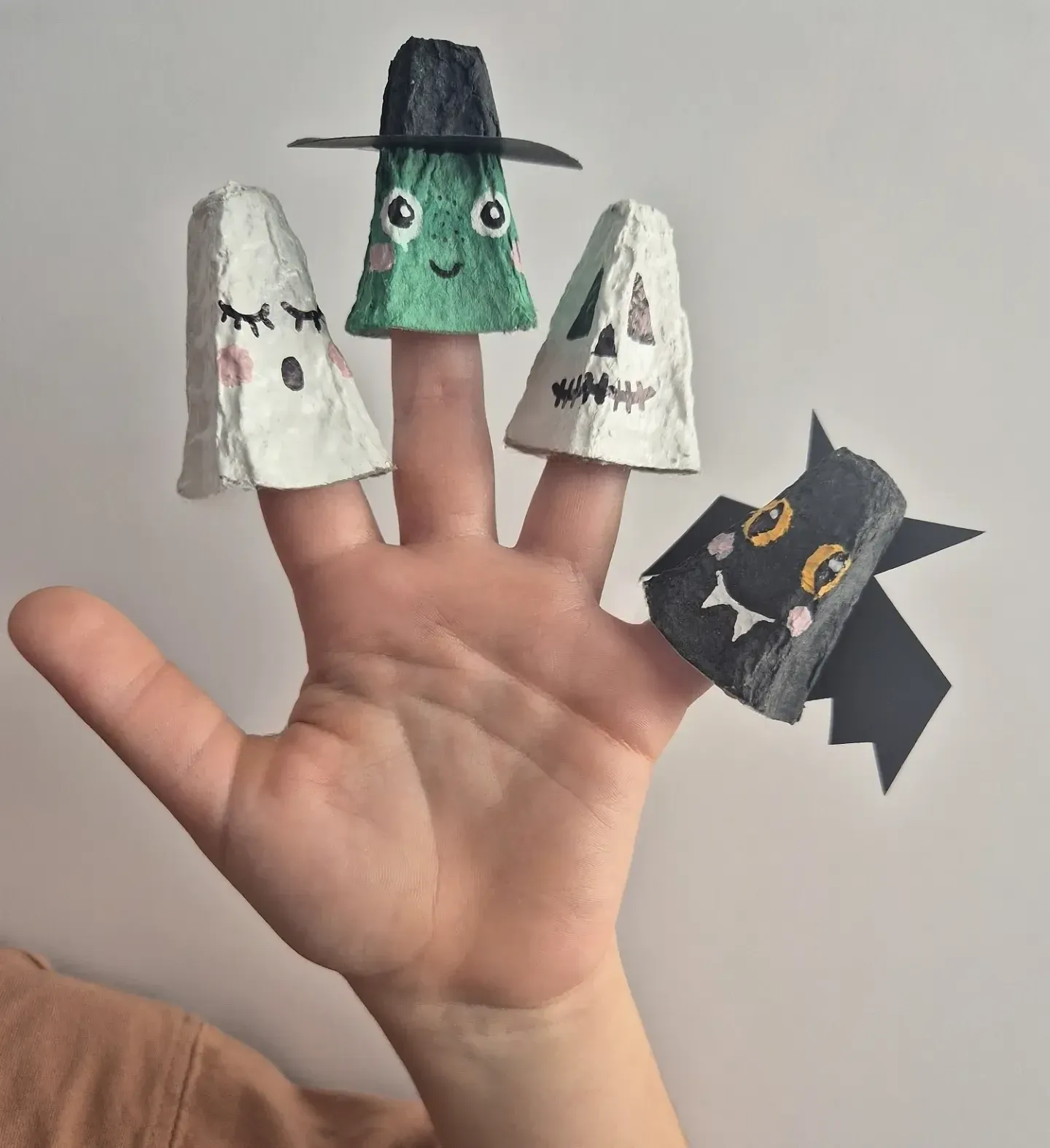 handprint halloween crafts for children