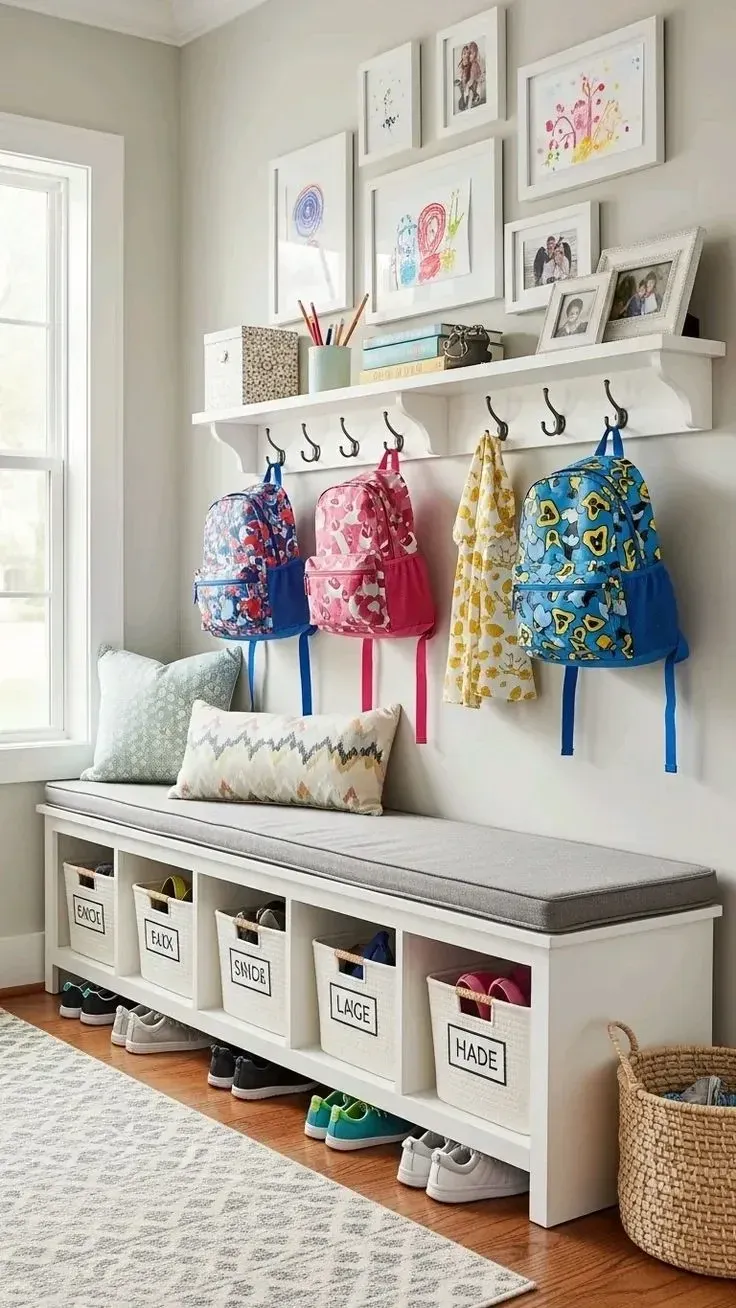 small space drop zone ideas