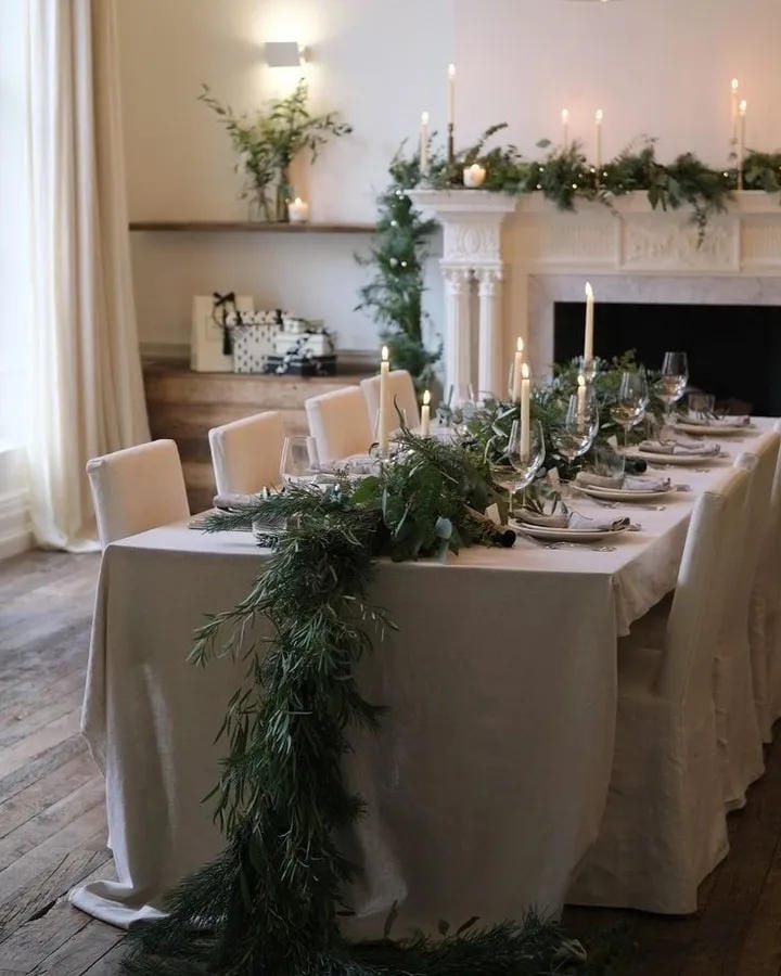 Christmas place setting ideas