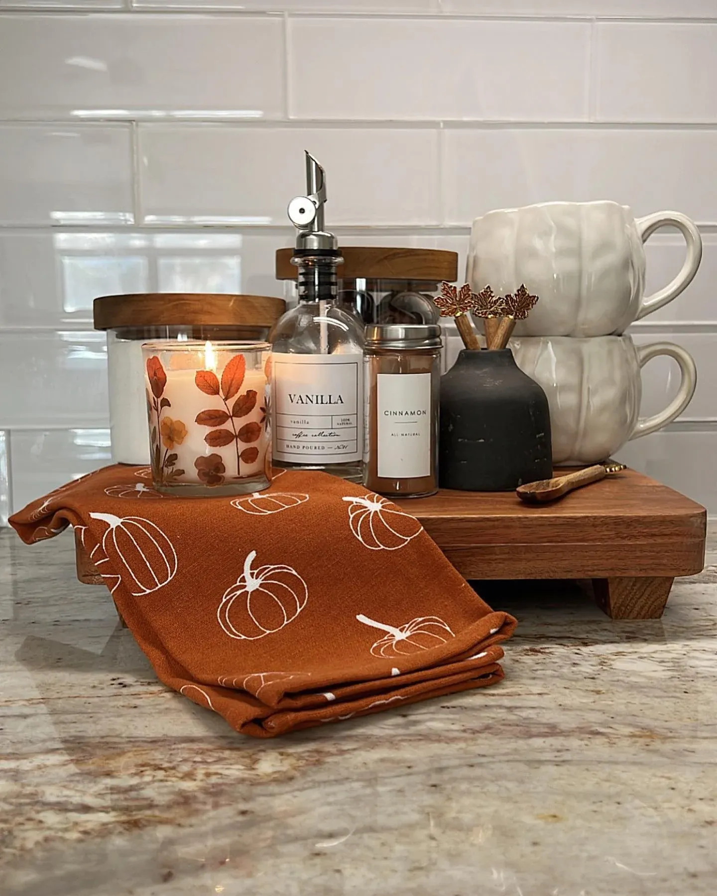 small fall coffee station ideas