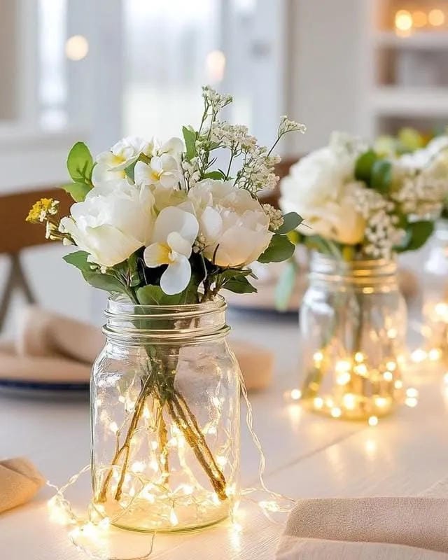 easy DIY wedding centerpiece for a beautiful reception